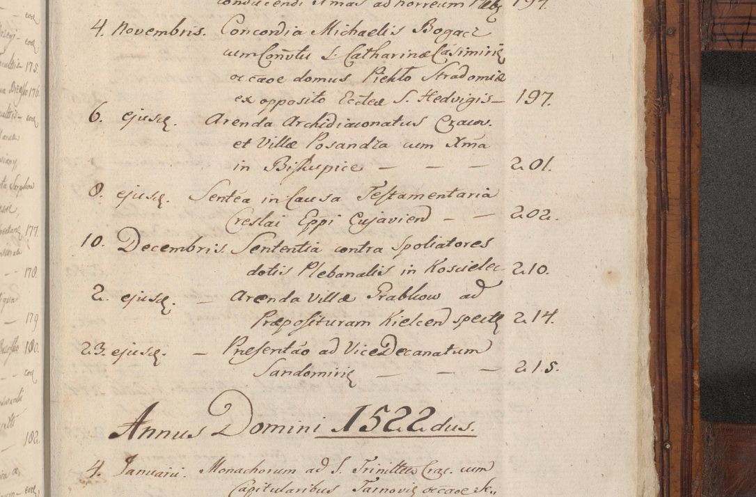 Zdjęcie nr 1111 dla obiektu archiwalnego: Volumen III actorum episcopalium R.R.  Joannis Konarski episcopi Cracoviensis ex annis 18 I 1520-27 III 1524