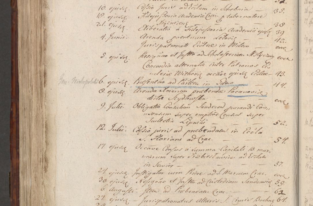 Zdjęcie nr 1106 dla obiektu archiwalnego: Volumen III actorum episcopalium R.R.  Joannis Konarski episcopi Cracoviensis ex annis 18 I 1520-27 III 1524