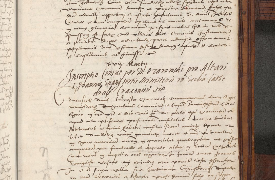 Zdjęcie nr 1099 dla obiektu archiwalnego: Volumen III actorum episcopalium R.R.  Joannis Konarski episcopi Cracoviensis ex annis 18 I 1520-27 III 1524