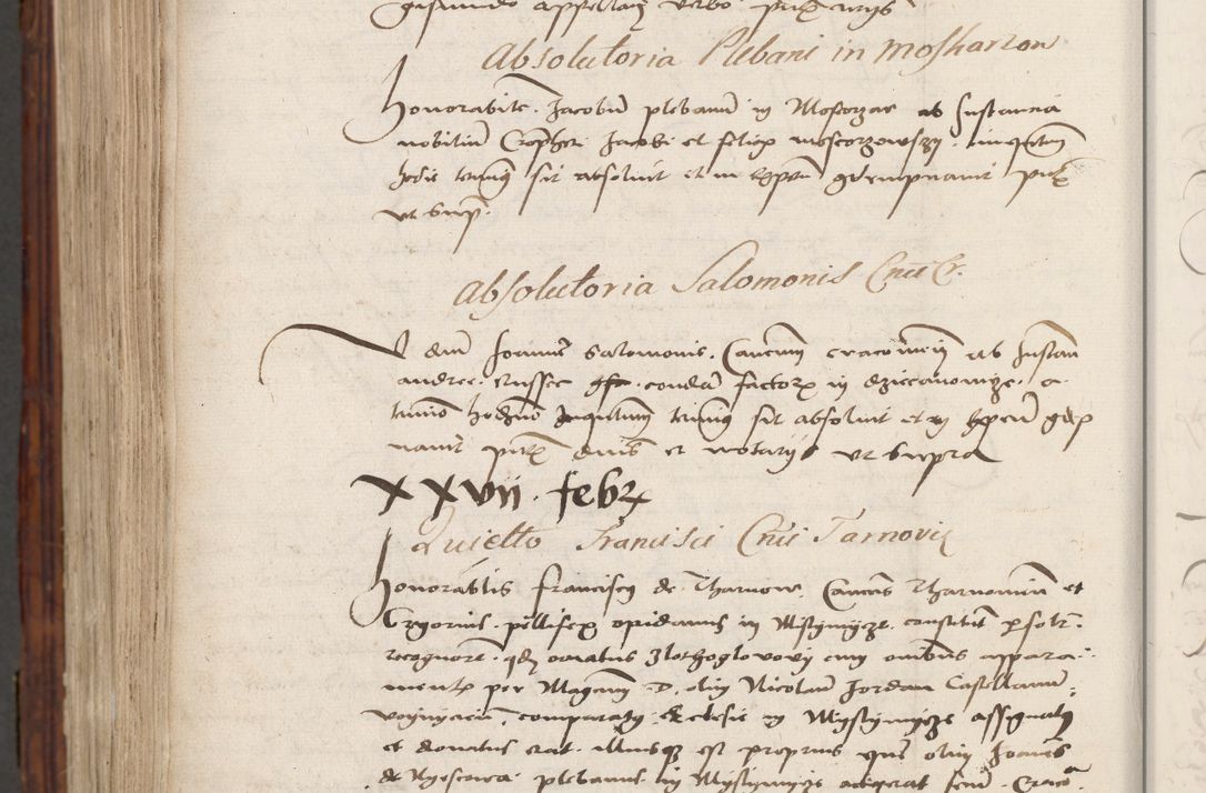 Zdjęcie nr 1090 dla obiektu archiwalnego: Volumen III actorum episcopalium R.R.  Joannis Konarski episcopi Cracoviensis ex annis 18 I 1520-27 III 1524