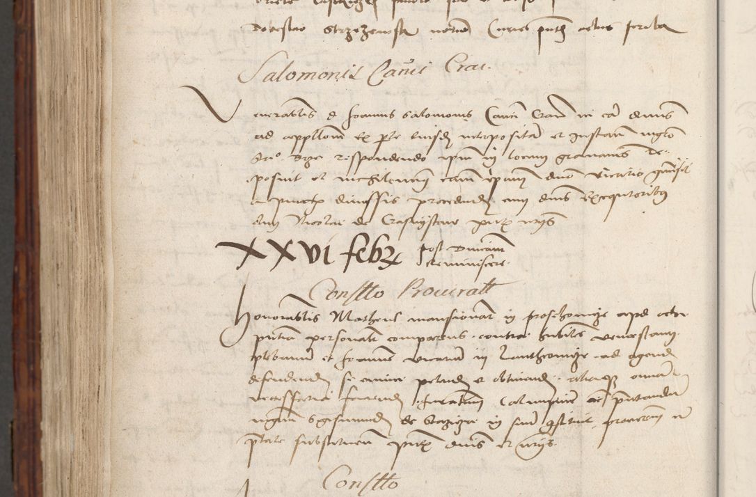 Zdjęcie nr 1088 dla obiektu archiwalnego: Volumen III actorum episcopalium R.R.  Joannis Konarski episcopi Cracoviensis ex annis 18 I 1520-27 III 1524