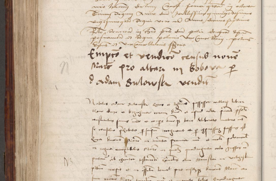 Zdjęcie nr 1086 dla obiektu archiwalnego: Volumen III actorum episcopalium R.R.  Joannis Konarski episcopi Cracoviensis ex annis 18 I 1520-27 III 1524
