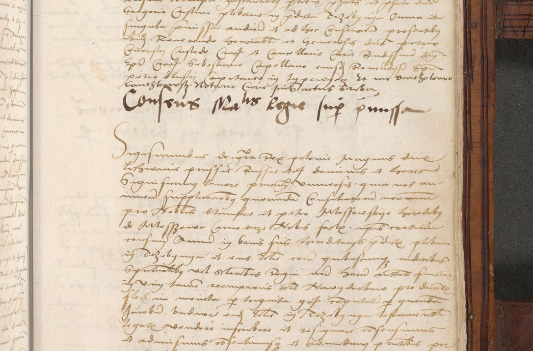 Zdjęcie nr 1085 dla obiektu archiwalnego: Volumen III actorum episcopalium R.R.  Joannis Konarski episcopi Cracoviensis ex annis 18 I 1520-27 III 1524