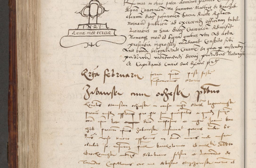 Zdjęcie nr 1052 dla obiektu archiwalnego: Volumen III actorum episcopalium R.R.  Joannis Konarski episcopi Cracoviensis ex annis 18 I 1520-27 III 1524