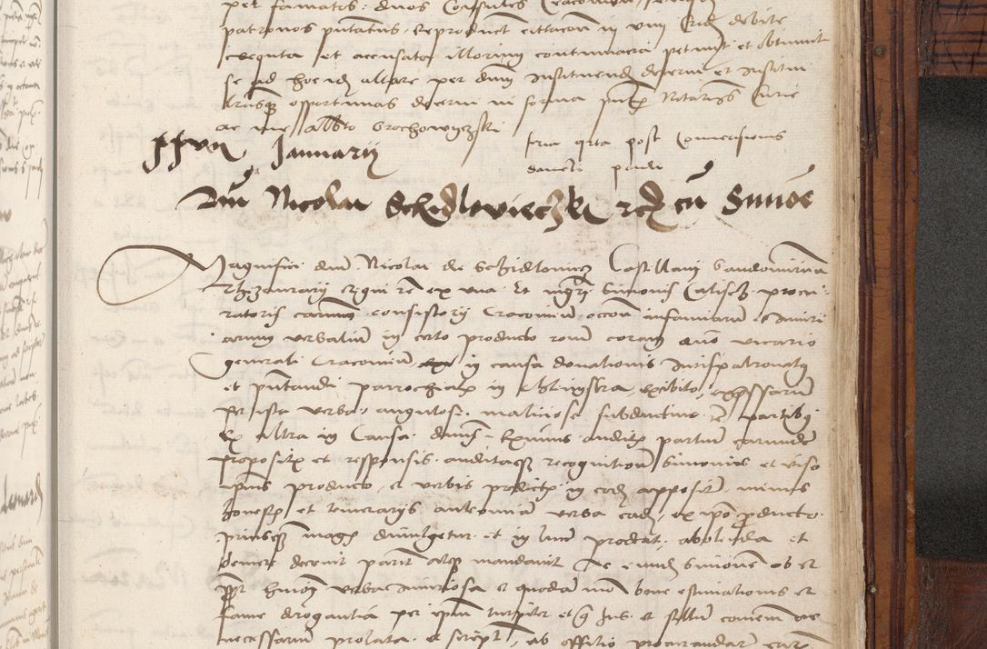 Zdjęcie nr 1045 dla obiektu archiwalnego: Volumen III actorum episcopalium R.R.  Joannis Konarski episcopi Cracoviensis ex annis 18 I 1520-27 III 1524