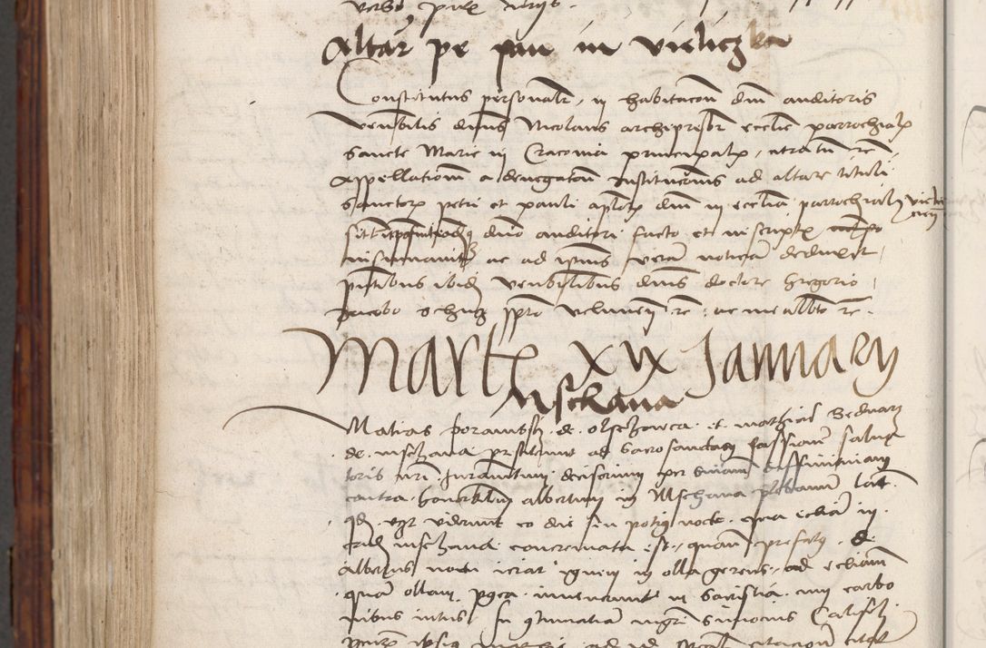 Zdjęcie nr 1040 dla obiektu archiwalnego: Volumen III actorum episcopalium R.R.  Joannis Konarski episcopi Cracoviensis ex annis 18 I 1520-27 III 1524