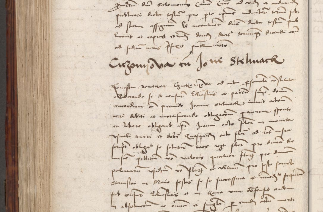 Zdjęcie nr 1048 dla obiektu archiwalnego: Volumen III actorum episcopalium R.R.  Joannis Konarski episcopi Cracoviensis ex annis 18 I 1520-27 III 1524