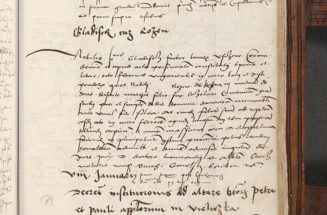 Zdjęcie nr 1029 dla obiektu archiwalnego: Volumen III actorum episcopalium R.R.  Joannis Konarski episcopi Cracoviensis ex annis 18 I 1520-27 III 1524