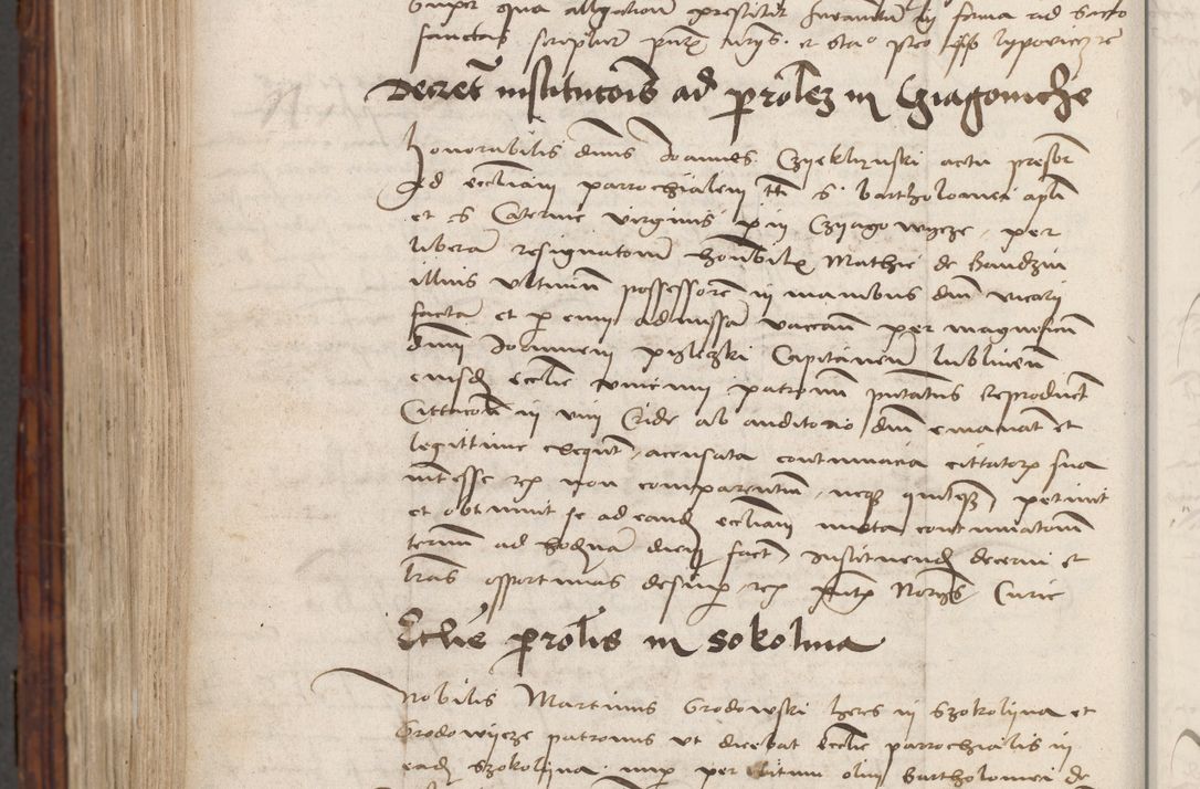 Zdjęcie nr 1032 dla obiektu archiwalnego: Volumen III actorum episcopalium R.R.  Joannis Konarski episcopi Cracoviensis ex annis 18 I 1520-27 III 1524