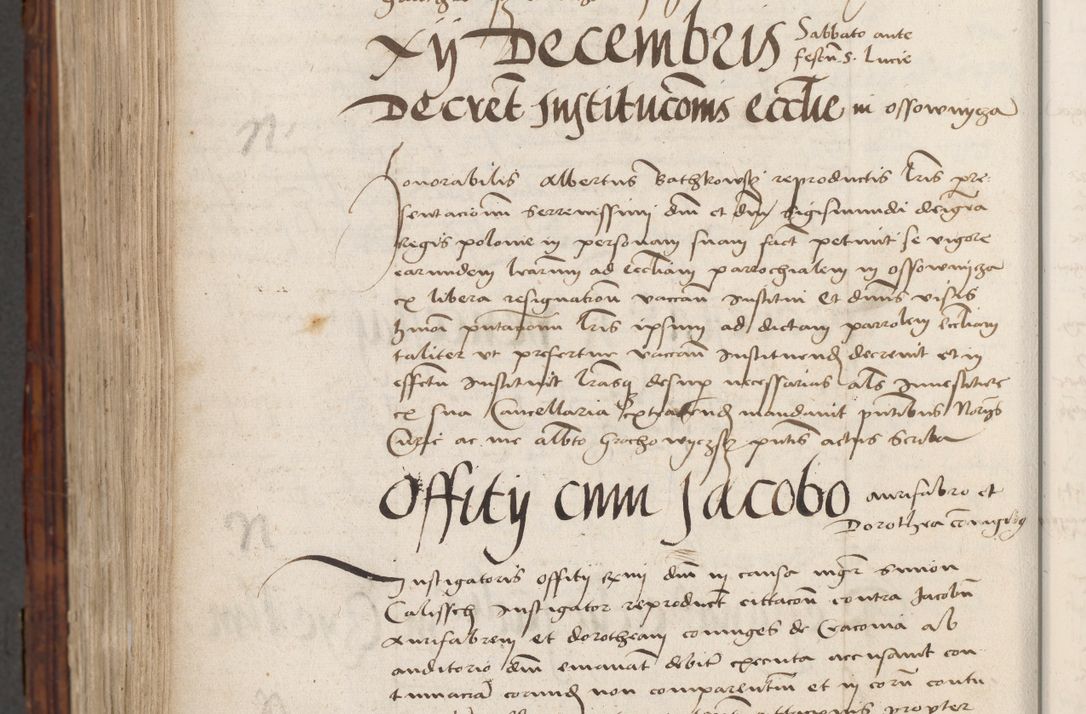 Zdjęcie nr 1014 dla obiektu archiwalnego: Volumen III actorum episcopalium R.R.  Joannis Konarski episcopi Cracoviensis ex annis 18 I 1520-27 III 1524