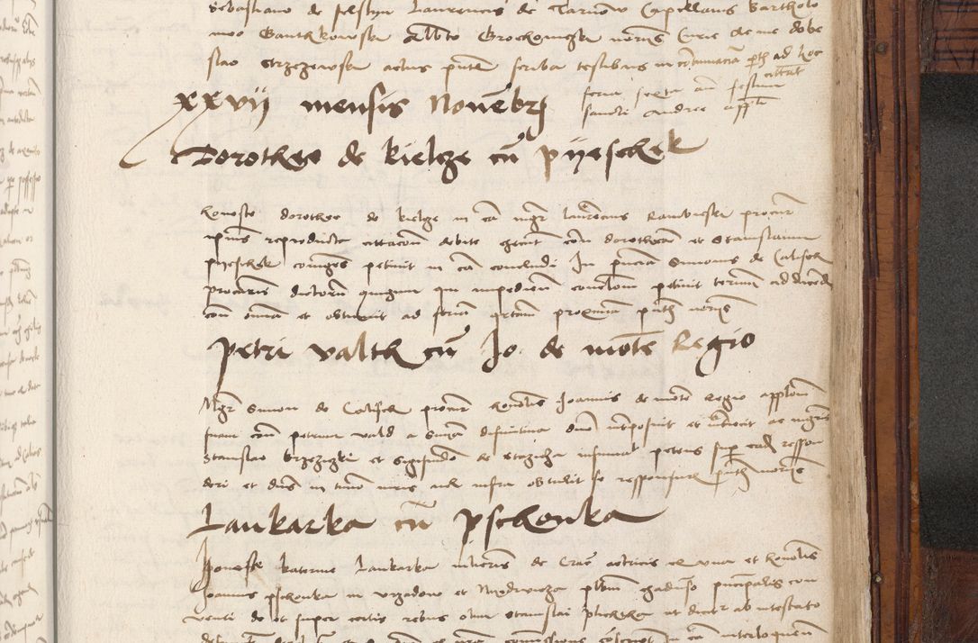 Zdjęcie nr 1007 dla obiektu archiwalnego: Volumen III actorum episcopalium R.R.  Joannis Konarski episcopi Cracoviensis ex annis 18 I 1520-27 III 1524