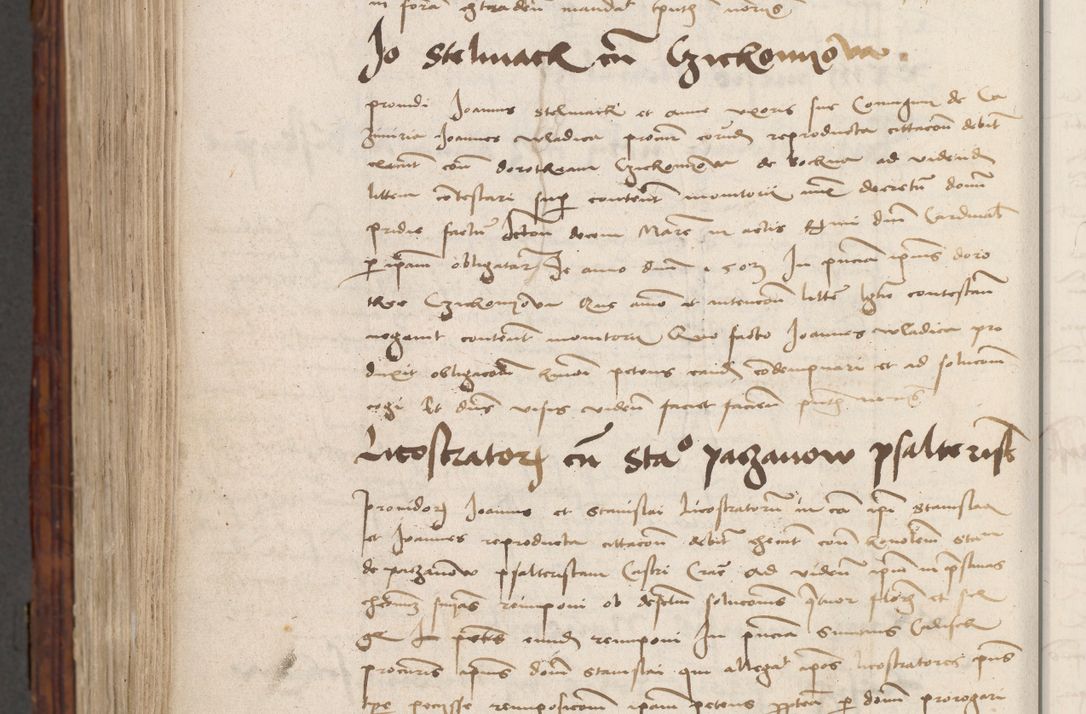 Zdjęcie nr 1004 dla obiektu archiwalnego: Volumen III actorum episcopalium R.R.  Joannis Konarski episcopi Cracoviensis ex annis 18 I 1520-27 III 1524