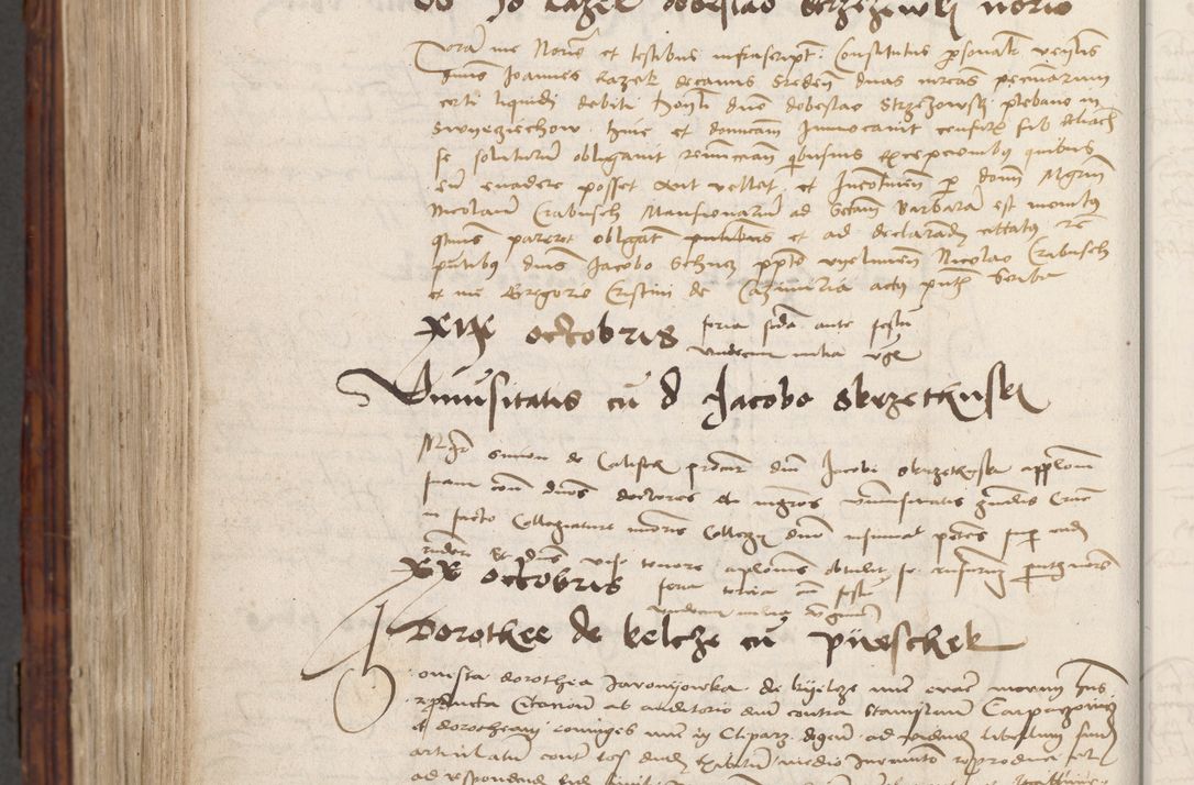 Zdjęcie nr 982 dla obiektu archiwalnego: Volumen III actorum episcopalium R.R.  Joannis Konarski episcopi Cracoviensis ex annis 18 I 1520-27 III 1524
