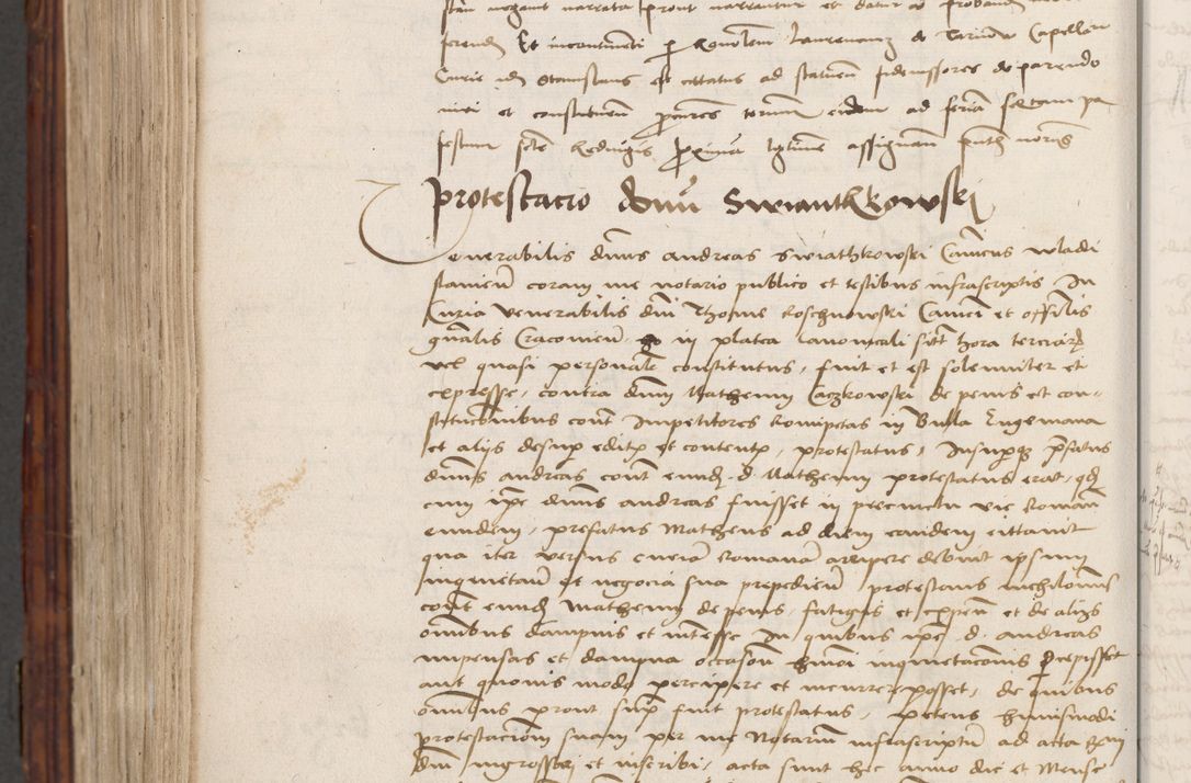 Zdjęcie nr 978 dla obiektu archiwalnego: Volumen III actorum episcopalium R.R.  Joannis Konarski episcopi Cracoviensis ex annis 18 I 1520-27 III 1524