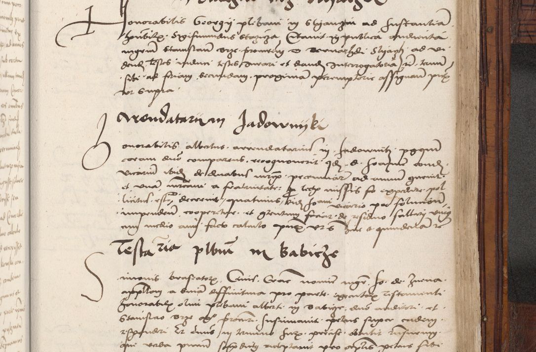 Zdjęcie nr 965 dla obiektu archiwalnego: Volumen III actorum episcopalium R.R.  Joannis Konarski episcopi Cracoviensis ex annis 18 I 1520-27 III 1524