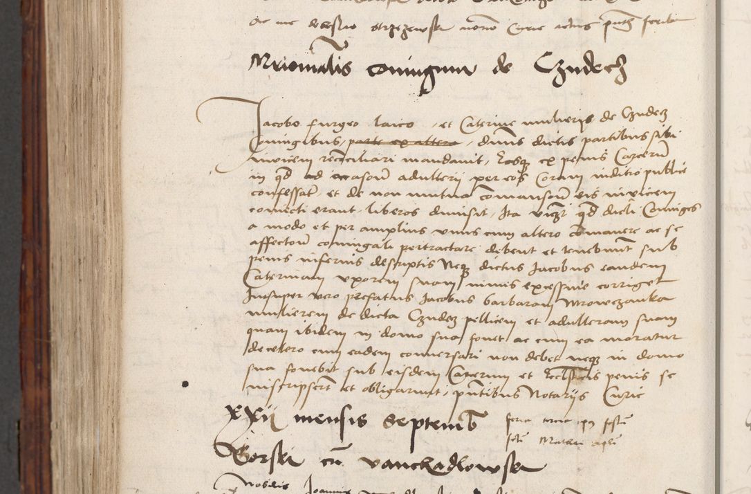 Zdjęcie nr 958 dla obiektu archiwalnego: Volumen III actorum episcopalium R.R.  Joannis Konarski episcopi Cracoviensis ex annis 18 I 1520-27 III 1524