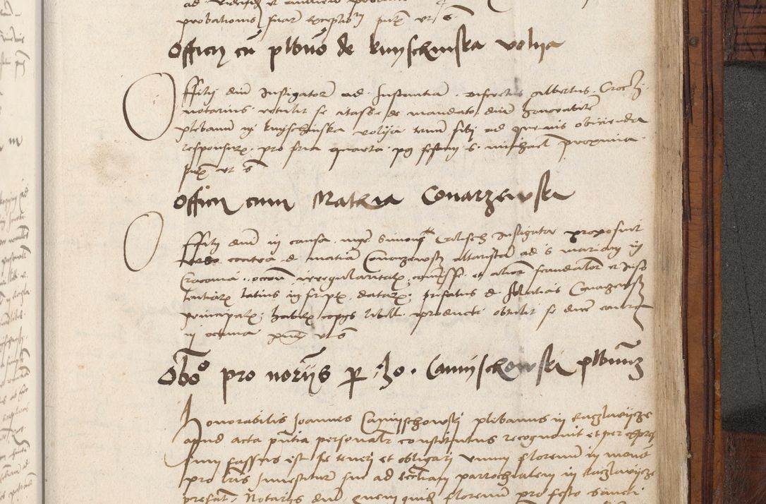 Zdjęcie nr 953 dla obiektu archiwalnego: Volumen III actorum episcopalium R.R.  Joannis Konarski episcopi Cracoviensis ex annis 18 I 1520-27 III 1524