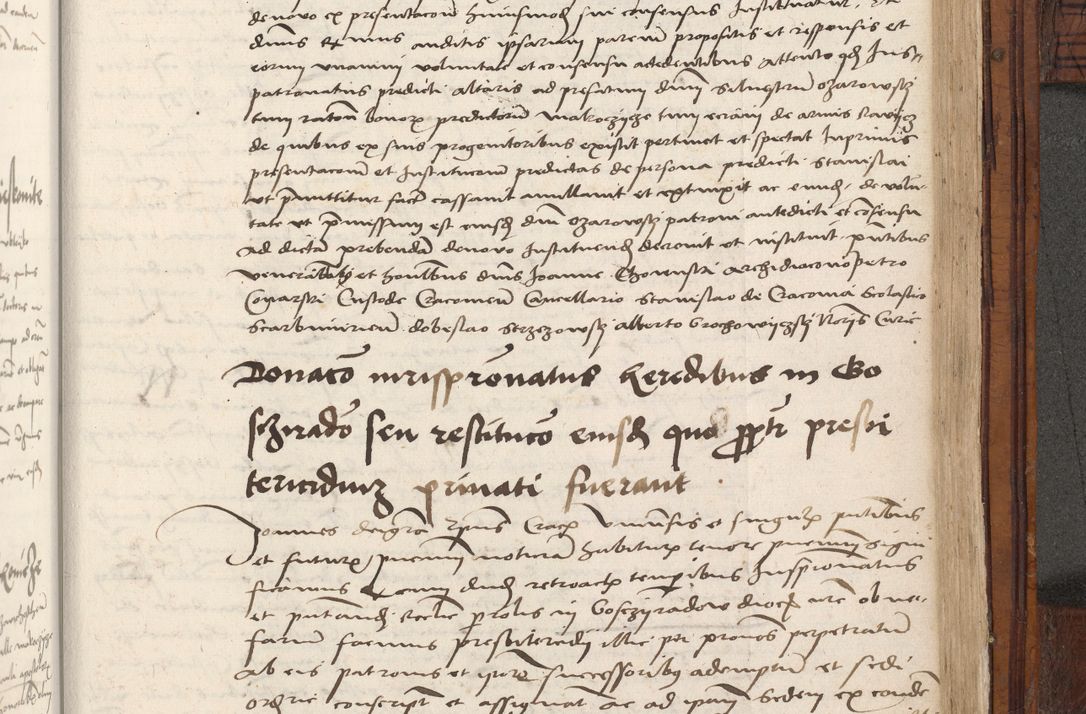 Zdjęcie nr 925 dla obiektu archiwalnego: Volumen III actorum episcopalium R.R.  Joannis Konarski episcopi Cracoviensis ex annis 18 I 1520-27 III 1524