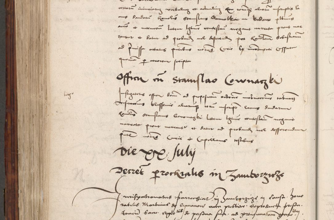 Zdjęcie nr 908 dla obiektu archiwalnego: Volumen III actorum episcopalium R.R.  Joannis Konarski episcopi Cracoviensis ex annis 18 I 1520-27 III 1524