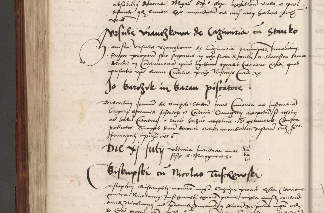 Zdjęcie nr 898 dla obiektu archiwalnego: Volumen III actorum episcopalium R.R.  Joannis Konarski episcopi Cracoviensis ex annis 18 I 1520-27 III 1524