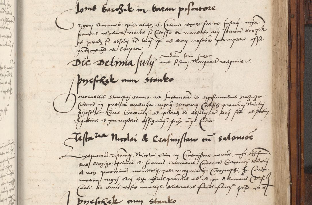 Zdjęcie nr 897 dla obiektu archiwalnego: Volumen III actorum episcopalium R.R.  Joannis Konarski episcopi Cracoviensis ex annis 18 I 1520-27 III 1524
