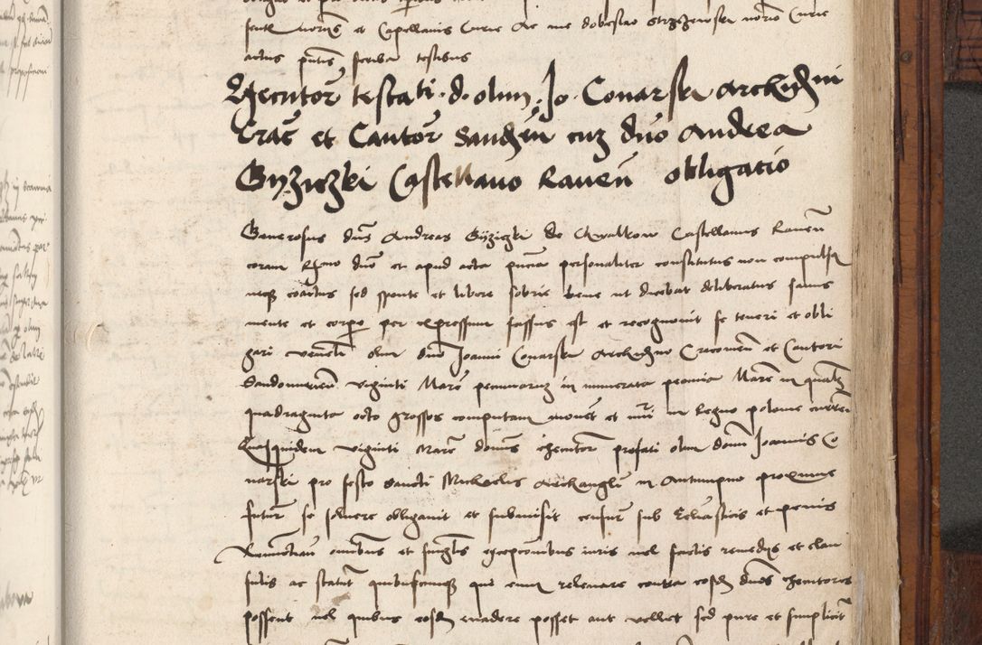 Zdjęcie nr 871 dla obiektu archiwalnego: Volumen III actorum episcopalium R.R.  Joannis Konarski episcopi Cracoviensis ex annis 18 I 1520-27 III 1524