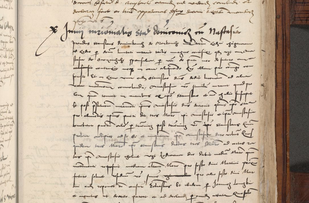 Zdjęcie nr 855 dla obiektu archiwalnego: Volumen III actorum episcopalium R.R.  Joannis Konarski episcopi Cracoviensis ex annis 18 I 1520-27 III 1524