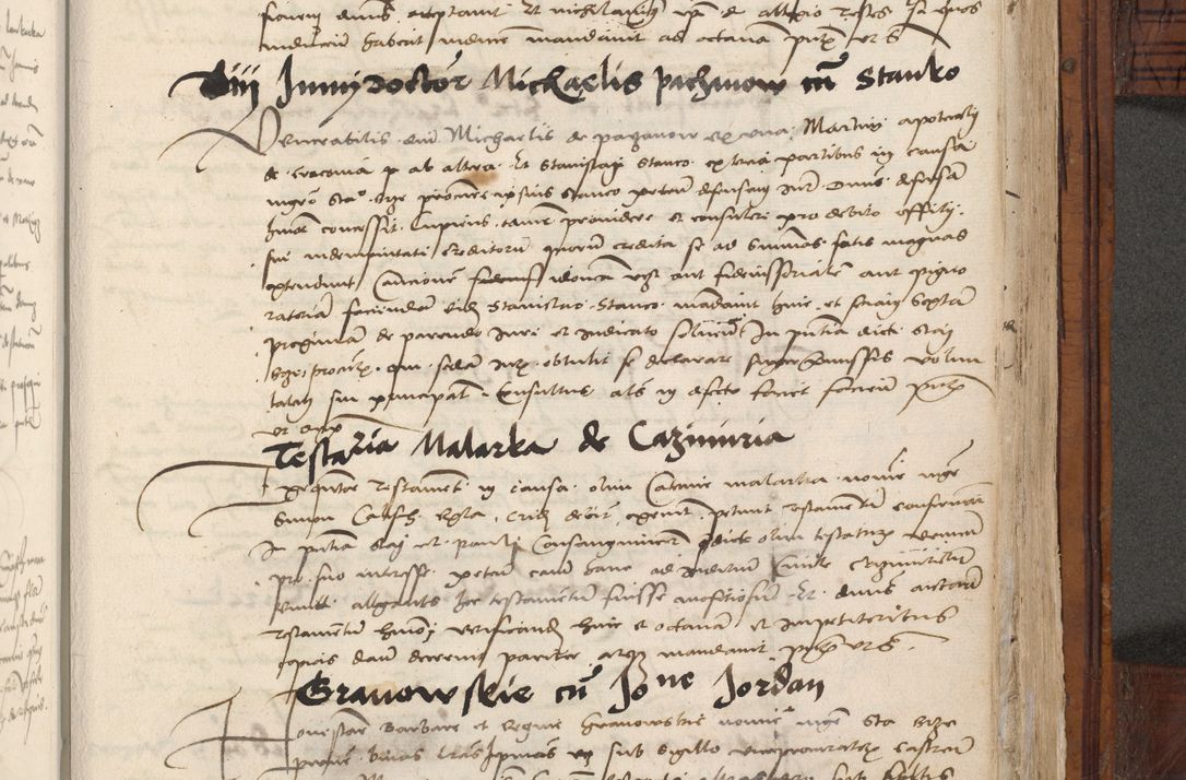 Zdjęcie nr 853 dla obiektu archiwalnego: Volumen III actorum episcopalium R.R.  Joannis Konarski episcopi Cracoviensis ex annis 18 I 1520-27 III 1524