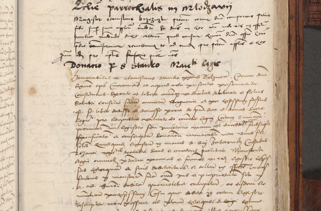 Zdjęcie nr 845 dla obiektu archiwalnego: Volumen III actorum episcopalium R.R.  Joannis Konarski episcopi Cracoviensis ex annis 18 I 1520-27 III 1524