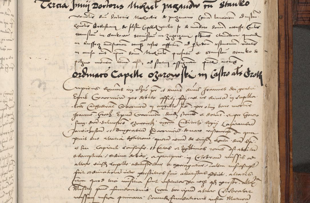 Zdjęcie nr 849 dla obiektu archiwalnego: Volumen III actorum episcopalium R.R.  Joannis Konarski episcopi Cracoviensis ex annis 18 I 1520-27 III 1524