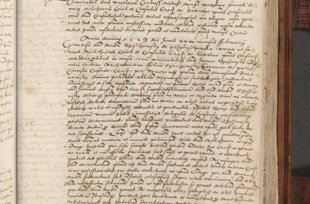 Zdjęcie nr 841 dla obiektu archiwalnego: Volumen III actorum episcopalium R.R.  Joannis Konarski episcopi Cracoviensis ex annis 18 I 1520-27 III 1524