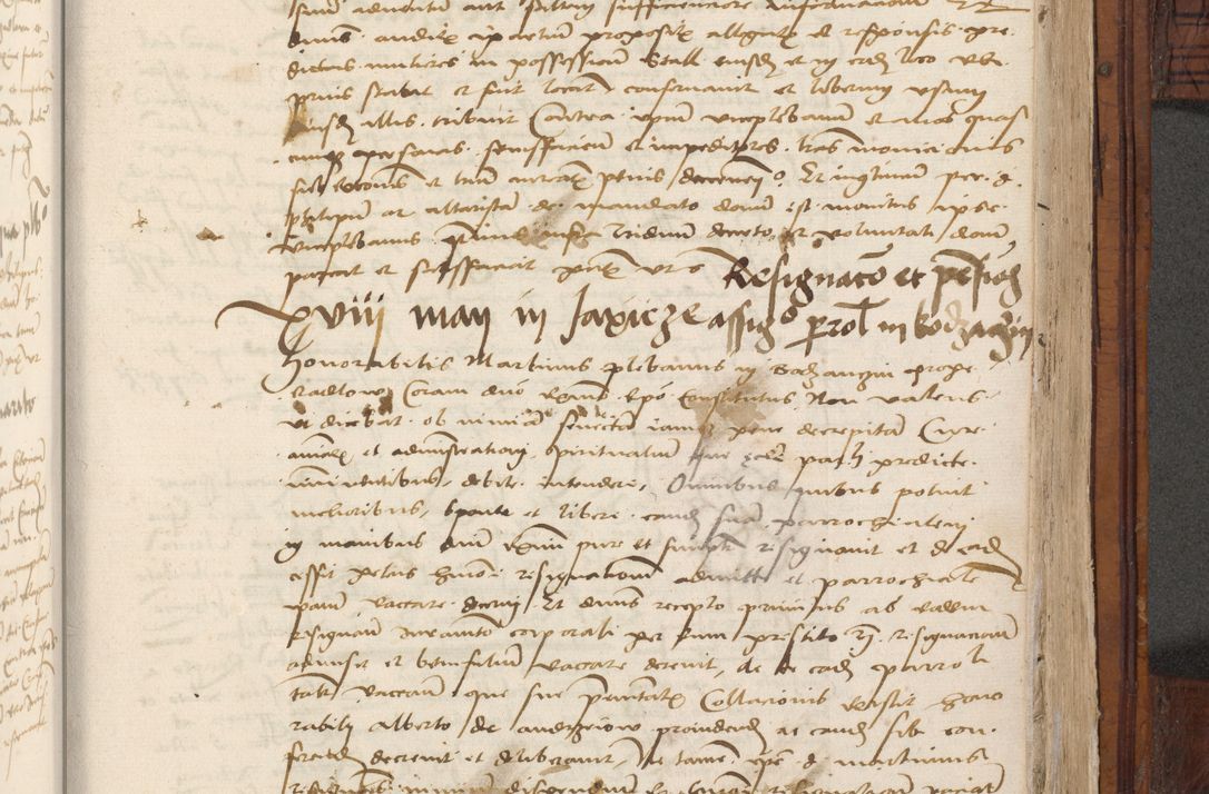 Zdjęcie nr 829 dla obiektu archiwalnego: Volumen III actorum episcopalium R.R.  Joannis Konarski episcopi Cracoviensis ex annis 18 I 1520-27 III 1524
