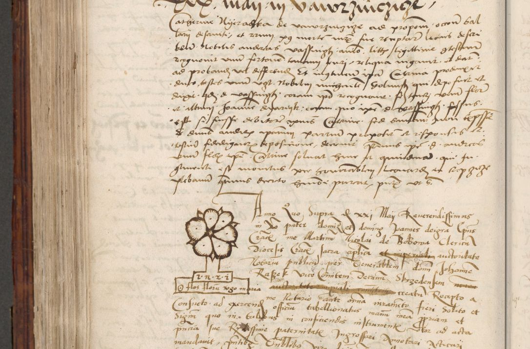 Zdjęcie nr 830 dla obiektu archiwalnego: Volumen III actorum episcopalium R.R.  Joannis Konarski episcopi Cracoviensis ex annis 18 I 1520-27 III 1524