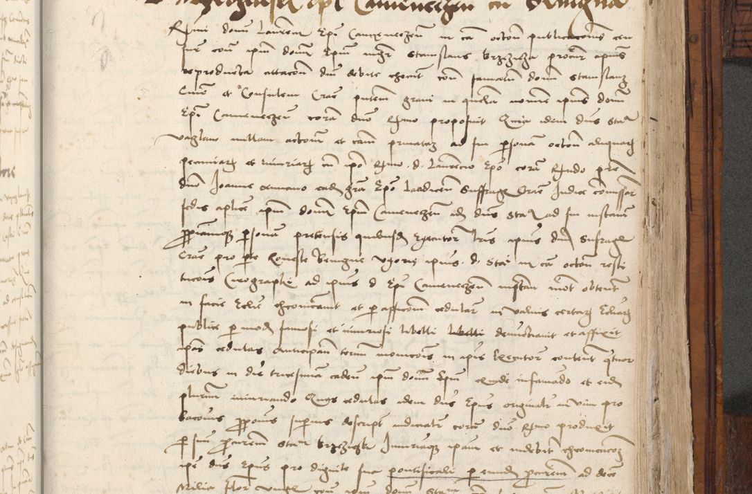 Zdjęcie nr 805 dla obiektu archiwalnego: Volumen III actorum episcopalium R.R.  Joannis Konarski episcopi Cracoviensis ex annis 18 I 1520-27 III 1524