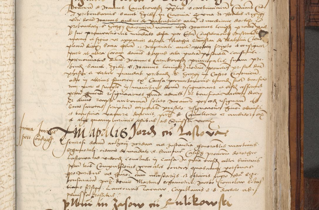 Zdjęcie nr 791 dla obiektu archiwalnego: Volumen III actorum episcopalium R.R.  Joannis Konarski episcopi Cracoviensis ex annis 18 I 1520-27 III 1524