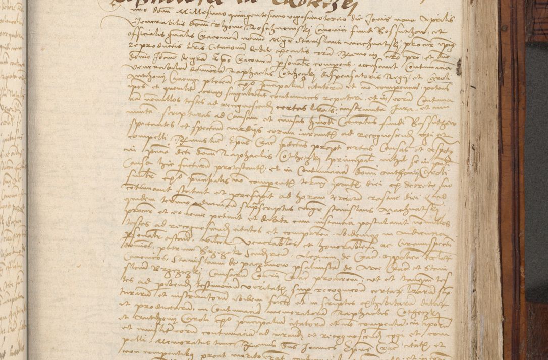 Zdjęcie nr 789 dla obiektu archiwalnego: Volumen III actorum episcopalium R.R.  Joannis Konarski episcopi Cracoviensis ex annis 18 I 1520-27 III 1524