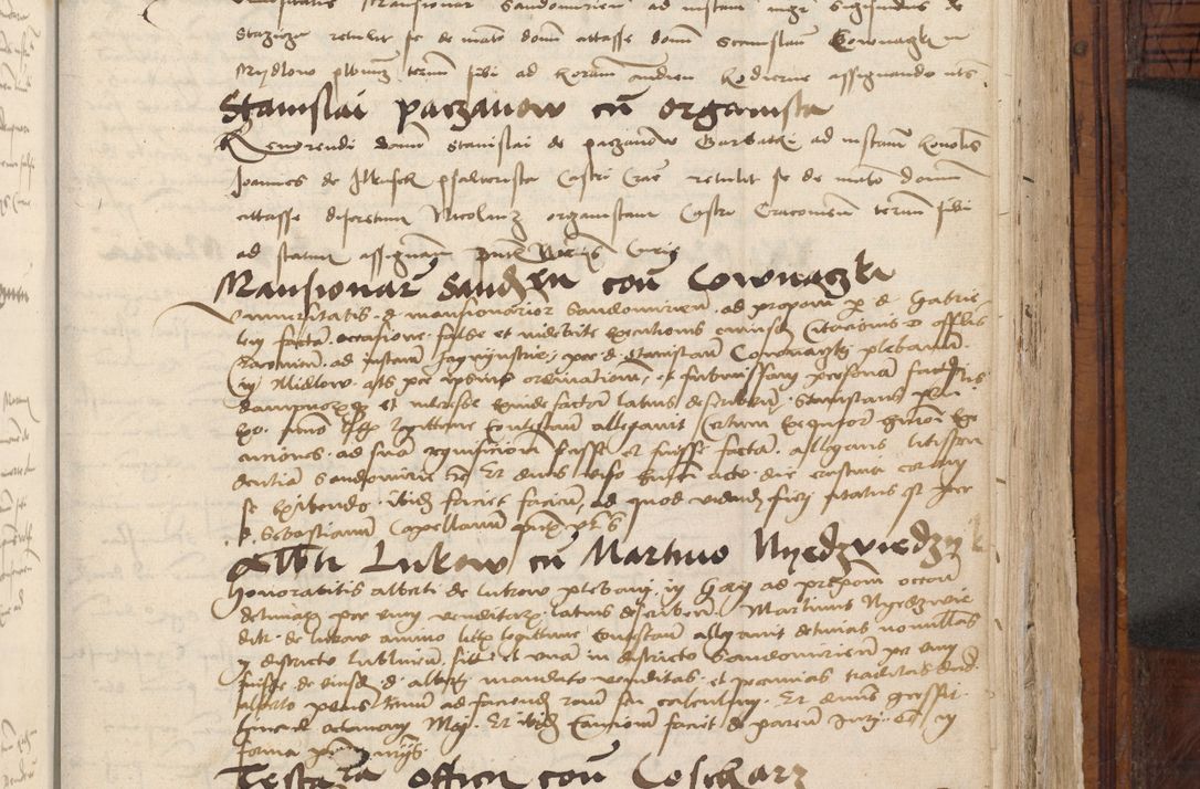 Zdjęcie nr 771 dla obiektu archiwalnego: Volumen III actorum episcopalium R.R.  Joannis Konarski episcopi Cracoviensis ex annis 18 I 1520-27 III 1524