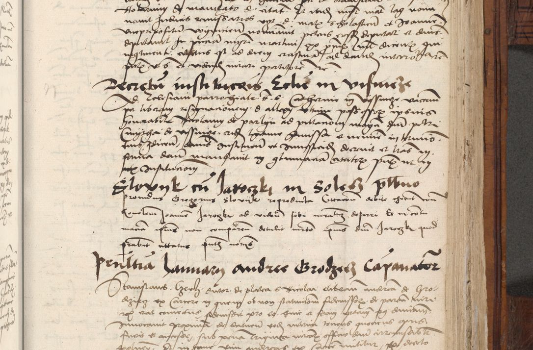 Zdjęcie nr 711 dla obiektu archiwalnego: Volumen III actorum episcopalium R.R.  Joannis Konarski episcopi Cracoviensis ex annis 18 I 1520-27 III 1524