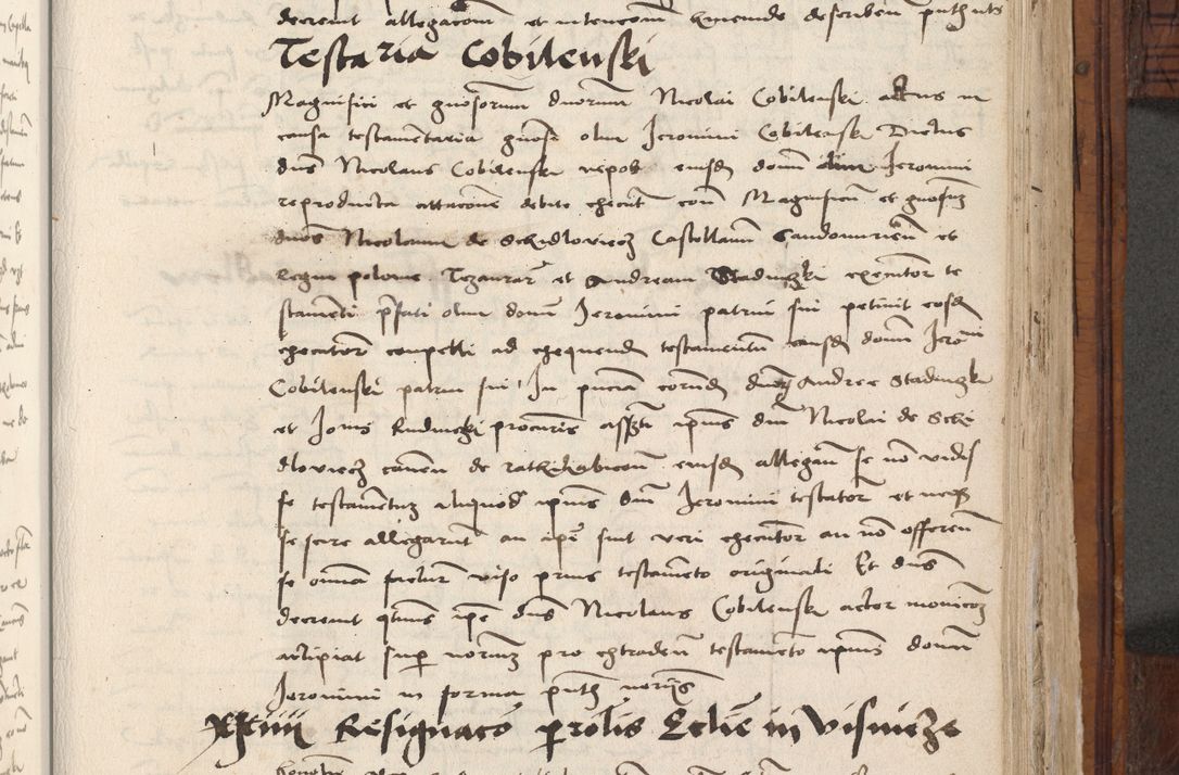 Zdjęcie nr 707 dla obiektu archiwalnego: Volumen III actorum episcopalium R.R.  Joannis Konarski episcopi Cracoviensis ex annis 18 I 1520-27 III 1524