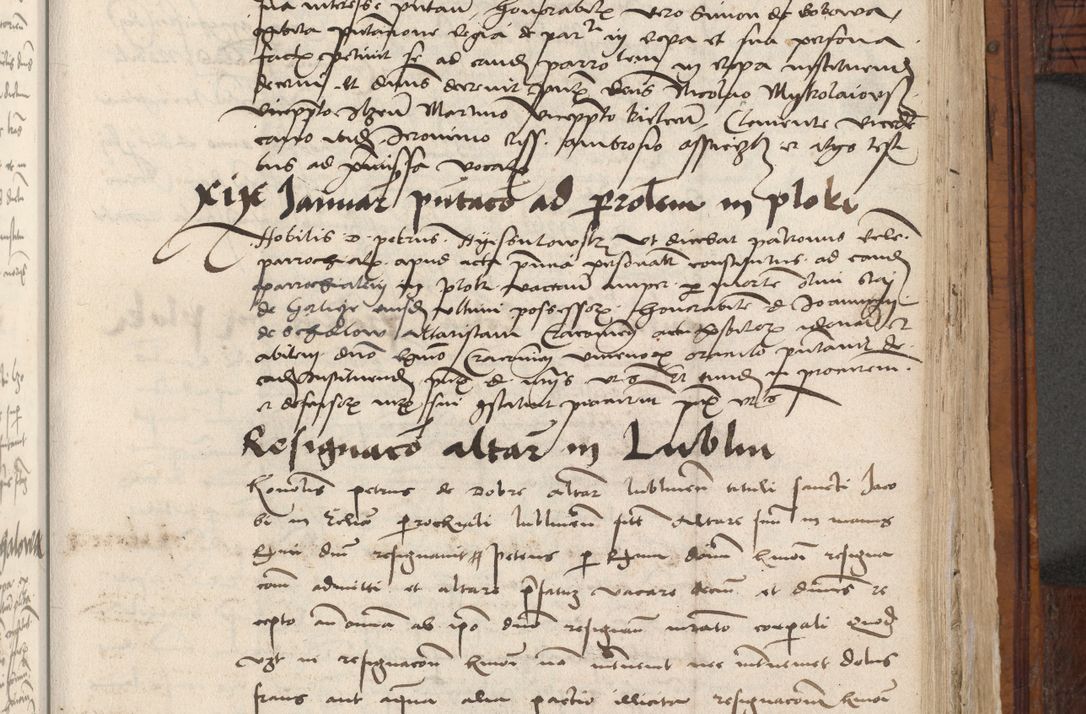 Zdjęcie nr 699 dla obiektu archiwalnego: Volumen III actorum episcopalium R.R.  Joannis Konarski episcopi Cracoviensis ex annis 18 I 1520-27 III 1524