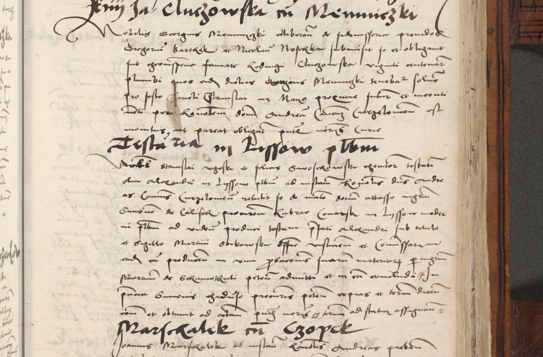 Zdjęcie nr 693 dla obiektu archiwalnego: Volumen III actorum episcopalium R.R.  Joannis Konarski episcopi Cracoviensis ex annis 18 I 1520-27 III 1524