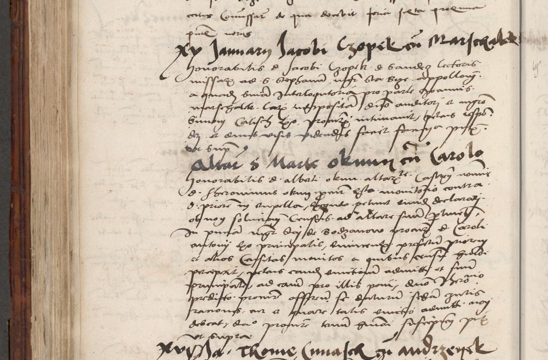 Zdjęcie nr 694 dla obiektu archiwalnego: Volumen III actorum episcopalium R.R.  Joannis Konarski episcopi Cracoviensis ex annis 18 I 1520-27 III 1524