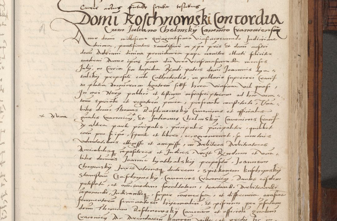 Zdjęcie nr 643 dla obiektu archiwalnego: Volumen III actorum episcopalium R.R.  Joannis Konarski episcopi Cracoviensis ex annis 18 I 1520-27 III 1524