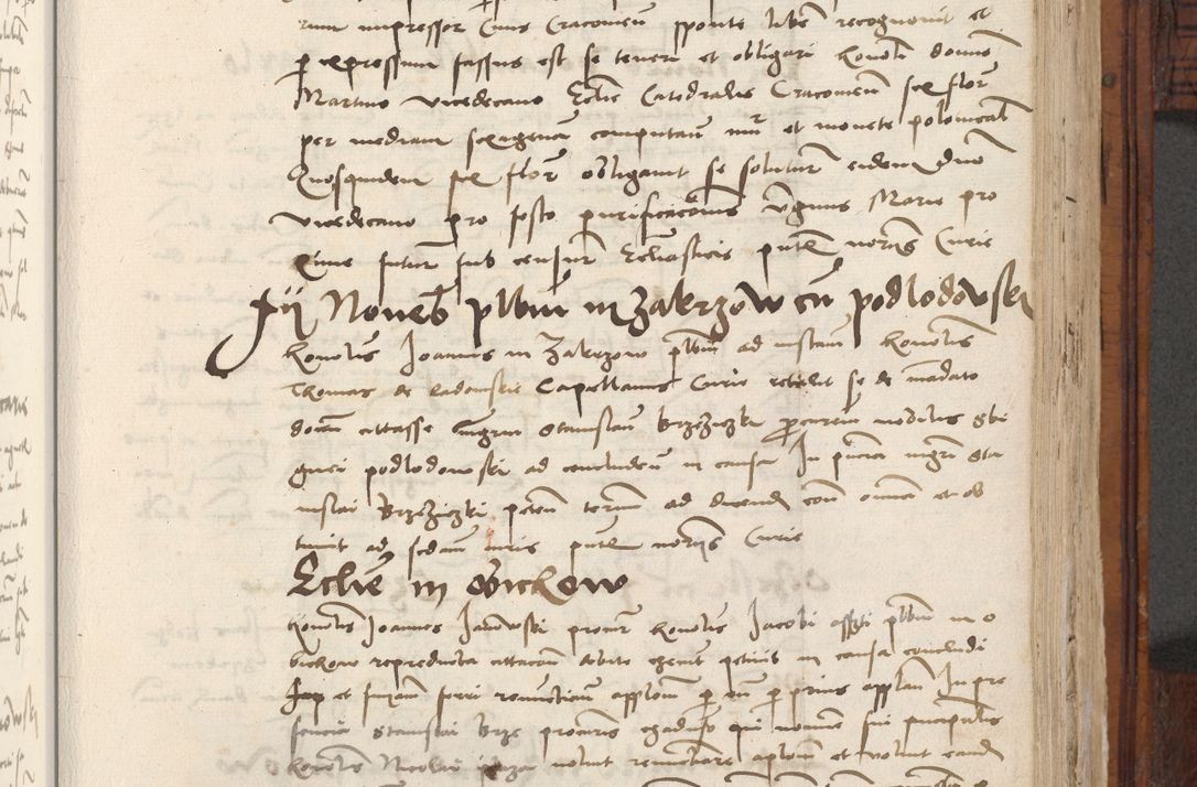 Zdjęcie nr 633 dla obiektu archiwalnego: Volumen III actorum episcopalium R.R.  Joannis Konarski episcopi Cracoviensis ex annis 18 I 1520-27 III 1524