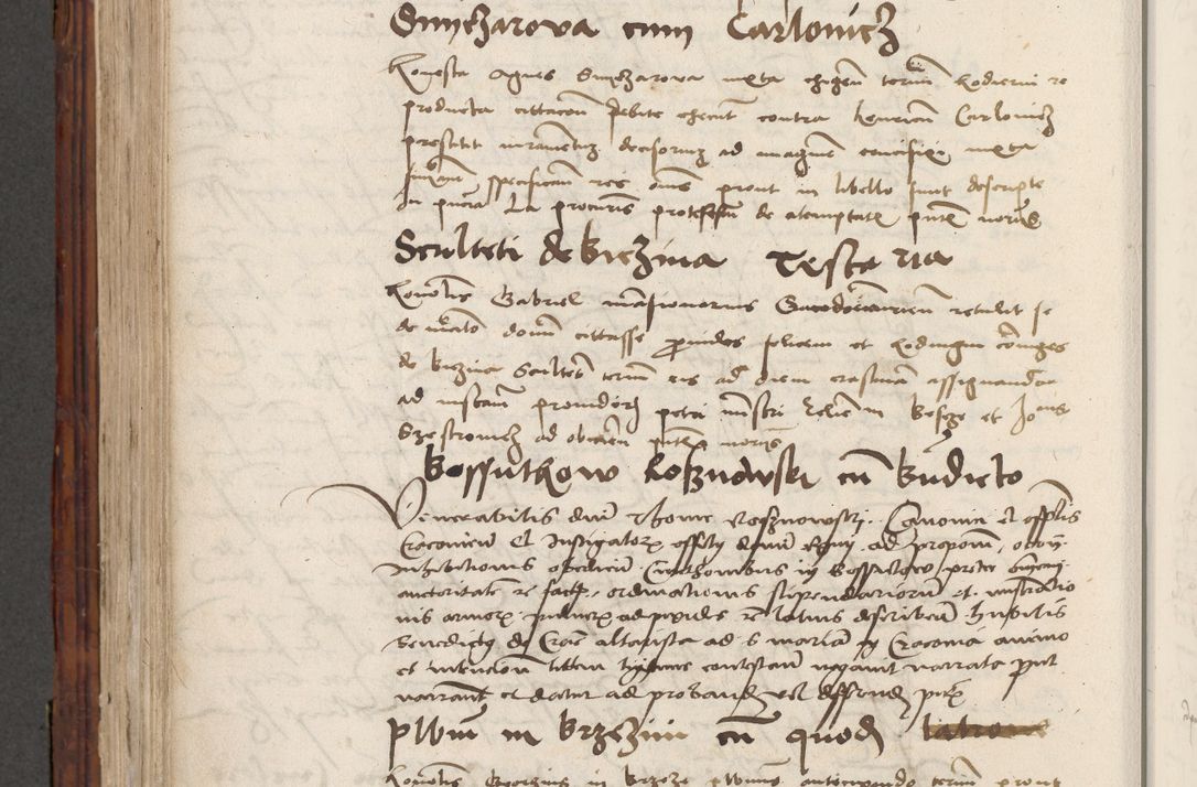 Zdjęcie nr 636 dla obiektu archiwalnego: Volumen III actorum episcopalium R.R.  Joannis Konarski episcopi Cracoviensis ex annis 18 I 1520-27 III 1524