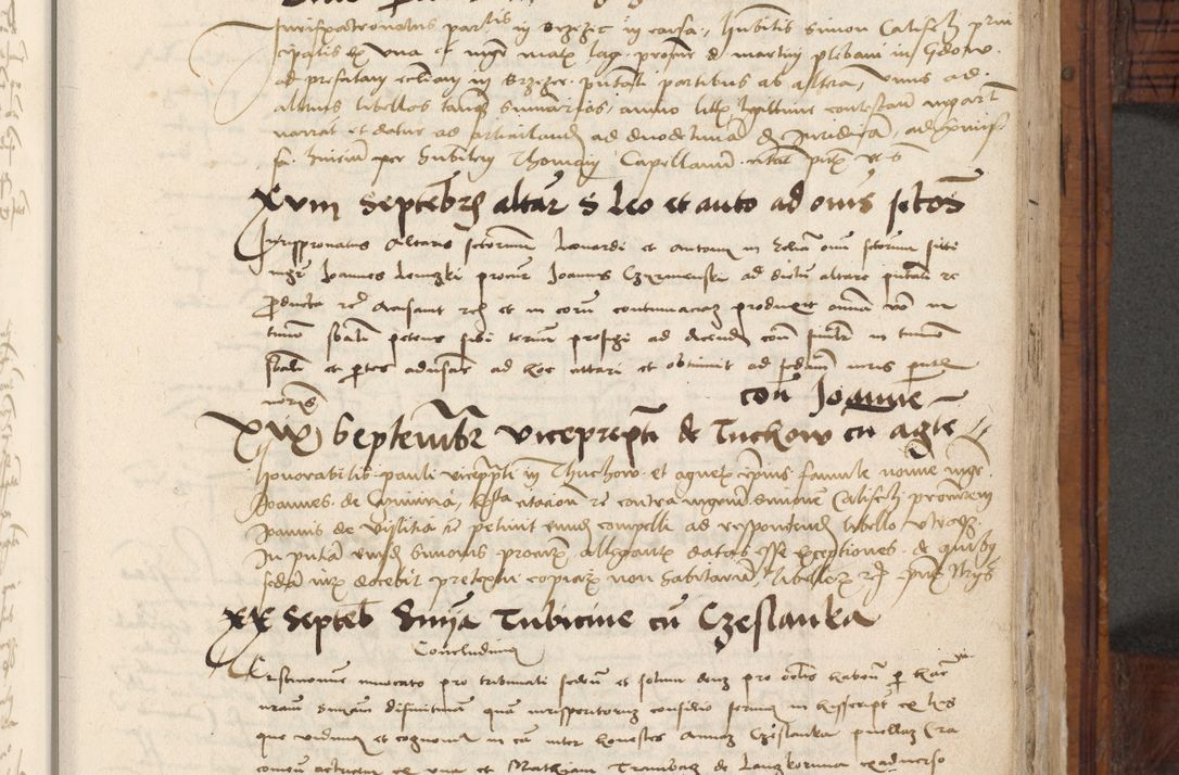 Zdjęcie nr 605 dla obiektu archiwalnego: Volumen III actorum episcopalium R.R.  Joannis Konarski episcopi Cracoviensis ex annis 18 I 1520-27 III 1524