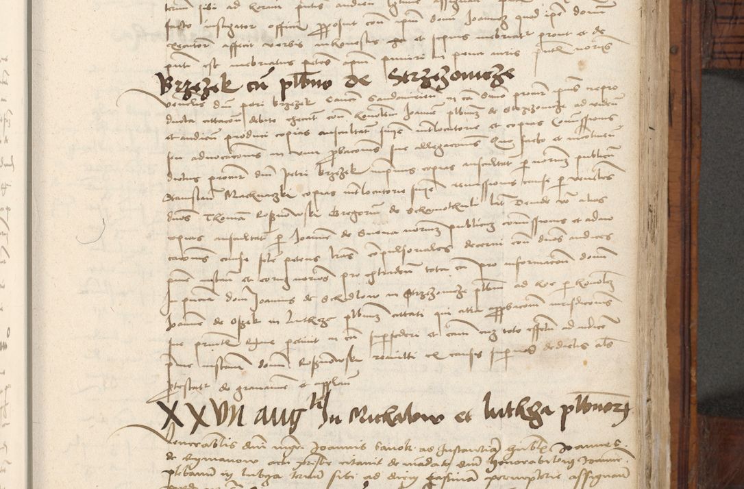 Zdjęcie nr 593 dla obiektu archiwalnego: Volumen III actorum episcopalium R.R.  Joannis Konarski episcopi Cracoviensis ex annis 18 I 1520-27 III 1524