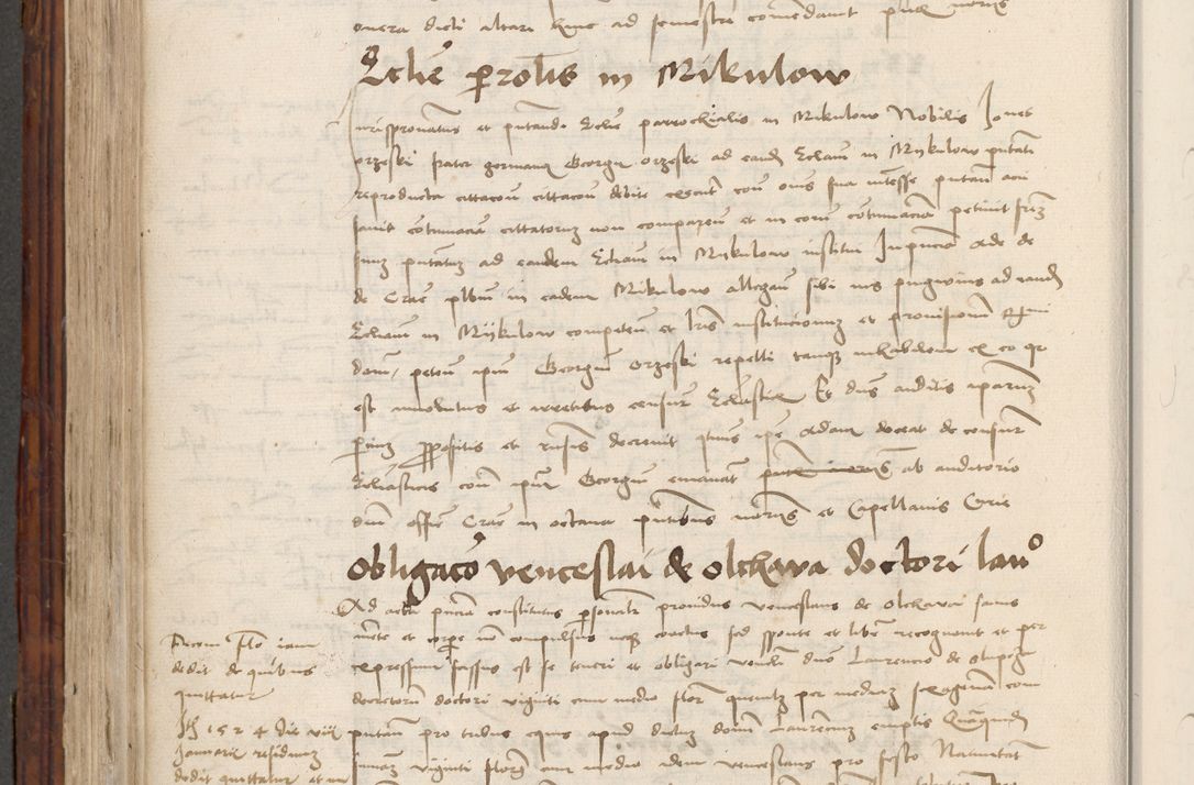 Zdjęcie nr 592 dla obiektu archiwalnego: Volumen III actorum episcopalium R.R.  Joannis Konarski episcopi Cracoviensis ex annis 18 I 1520-27 III 1524