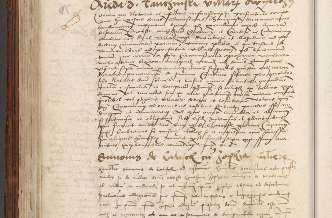 Zdjęcie nr 586 dla obiektu archiwalnego: Volumen III actorum episcopalium R.R.  Joannis Konarski episcopi Cracoviensis ex annis 18 I 1520-27 III 1524