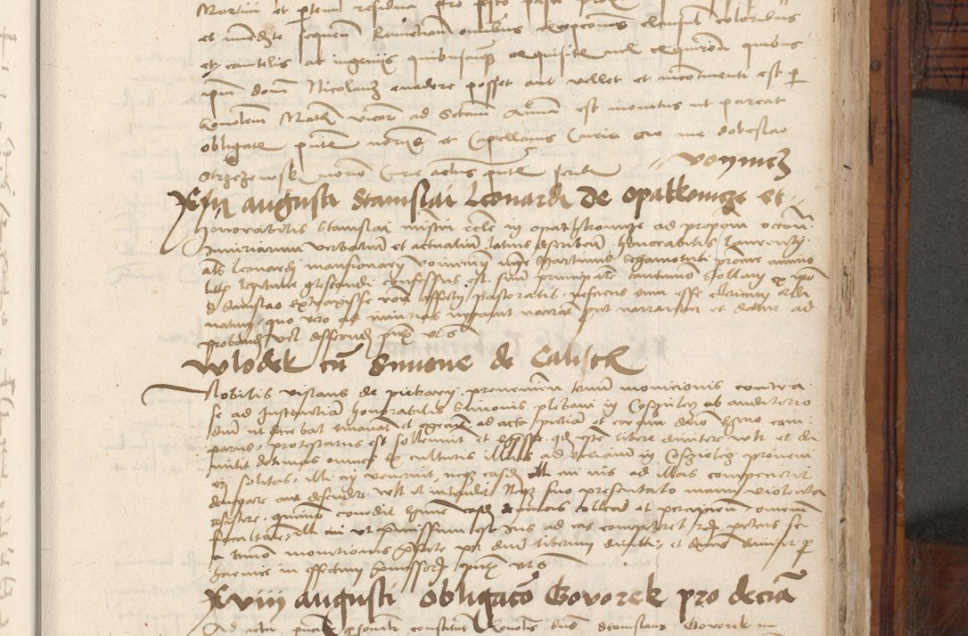 Zdjęcie nr 589 dla obiektu archiwalnego: Volumen III actorum episcopalium R.R.  Joannis Konarski episcopi Cracoviensis ex annis 18 I 1520-27 III 1524